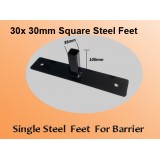 Single Square Tube  Steel Feet